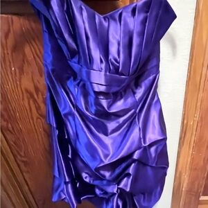 Jessica McClintock purple  Strapless Dress